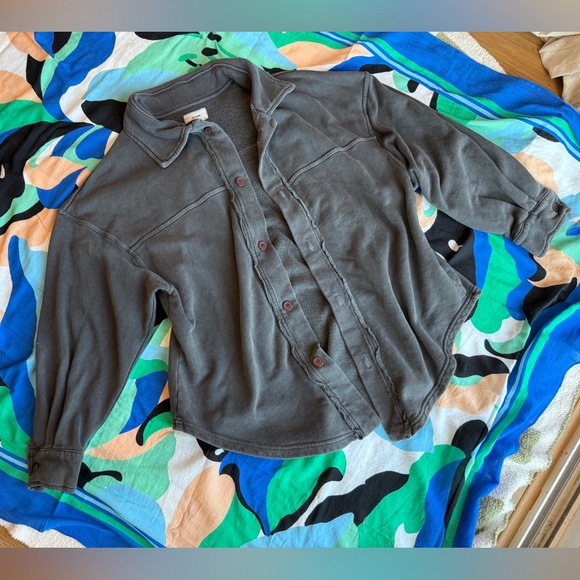 Joah Brown Gray Teddy Jacket - Picture 2 of 4